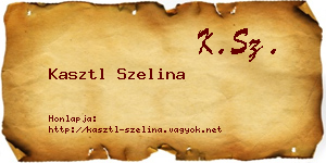 Kasztl Szelina névjegykártya